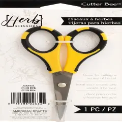 American Crafts Cutter Bee Herb Scissors-Yellow/Black
