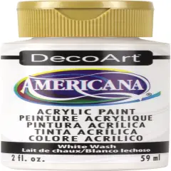 Multipack of 6 - Americana Acrylic Paint 2oz-White Wash - Semi-Opaque