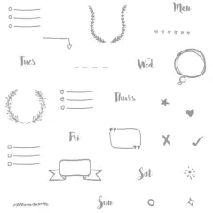 Fun Stampers Journey Check It Clear Stamps