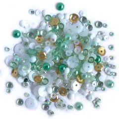 Buttons Galore Sparkletz DIY Craft Embellishments 30 Grams - 3 Packs of Coconut Palms
