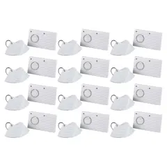 JustFlip-it!&trade; Punched & Perfed Study Cards, 3" x 5", 75 Per Pack, 12 Packs