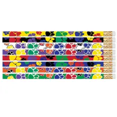 Paw Power Motivational Pencils, 12 Per Pack, 12 Packs
