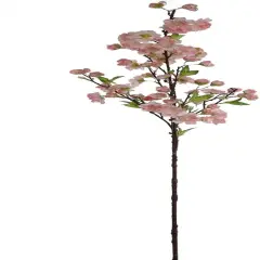 Luxurious 41-Inch Pink Cherry Blossom Branches (12-Pack) - Lifelike Silk Flower Decor for Weddings, Home, and Spring Events, Floral Home by Artificial Flowers