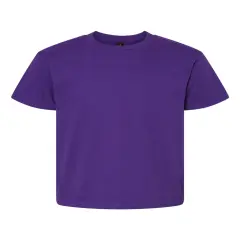 Gildan&reg; Softstyle Youth Short Sleeve Crewneck T-Shirt Purple