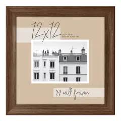 MCS Classic Edge Frame - 12" x 12" Walnut