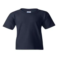 Gildan&reg; Heavy Cotton Youth Crew Neck Short Sleeve T-Shirt Navy