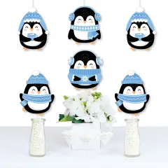 Big Dot of Happiness Winter Penguins - Decorations DIY Holiday and Christmas Party Essentials - Set of 20