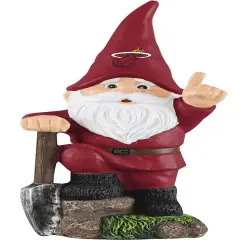 Miami Heat NBA 10.5 Inch Shovel Time Garden Gnome