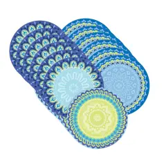 Blue Harmony Assorted Round Paper Cut Outs, 36 Per Pack, 6 Packs