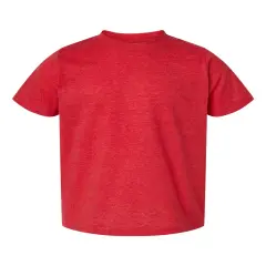 Rabbit Skins&reg; Toddler Crewneck Short Sleeve Fine Jersey Tee Vintage red