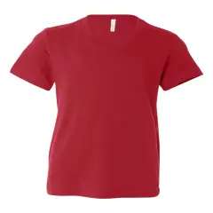 BELLA + CANVAS&reg; Youth Jersey Crew Neck Short Sleeve Tee - 3001Y Red