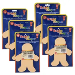 Rainbow Brights&trade; Family Cut-Outs, 6" Big Kid, 24 Per Pack, 6 Packs