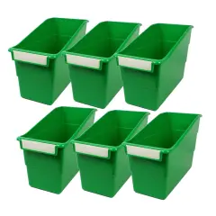 Tattle&reg; Shelf File, Green, Pack of 6