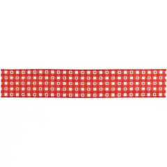 Northlight Checkered Hearts Valentine's Day Table Runner - 72" - Red and White