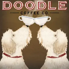 Doodle Coffee Double V Poster Print by Ryan Fowler - Item # VARPDX20916