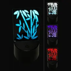 Bamboo Plants 3D Illusion LED Night Light Sign Nightstand Desk Lamp