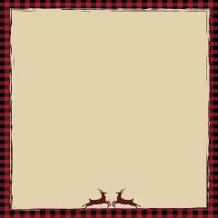 Great Papers! Buffalo Red Reindeer Holiday Stationery Letterhead, 8.5" x 11", Inkjet and Laser Printer Compatible, 80 count