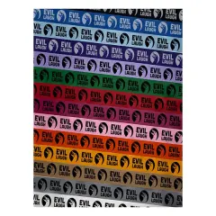 Goose Evil Laugh Satin Ribbon for Bows Gift Wrapping DIY Craft Projects - 1" - 3 Yards Silver Ribbon