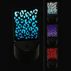 Leopard Print Spots 3D Illusion LED Night Light Sign Nightstand Desk Lamp