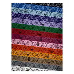 Mood Tracker Six Emotions Happy Sad Mad Self Care Satin Ribbon Bows Gift Wrapping - 1" - 3 Yards Silver Ribbon