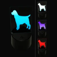 English Springer Spaniel Dog Solid 3D Illusion LED Night Light Sign Nightstand Desk Lamp