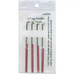Wistyria Editions Felting Needles 4/Pkg-Size 38 Triangle