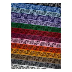 Corner Spider Web Satin Ribbon for Bows Gift Wrapping DIY Craft Projects - 1" - 3 Yards Blue Ribbon