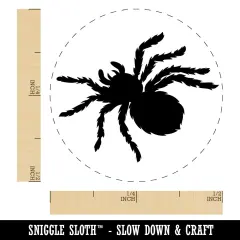 Tarantula Spider Solid Self-Inking Rubber Stamp for Stamping Crafting Planners Dry Pad (No Ink)