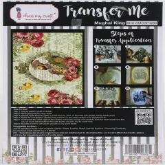 Dress My Craft Transfer Me Sheet A4-Mughal King