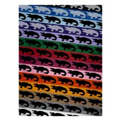 Alligator Crocodile Solid Satin Ribbon for Bows Gift Wrapping - 1" - 3 Yards Blue Ribbon