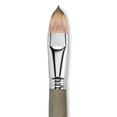 Escoda Modernista Tadami Synthetic Mongoose Brush - Filbert, Long Handle, Size 20