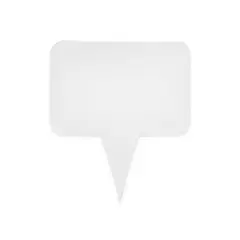 Cheese Signs Identification Markers, 12-Pack White