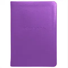 Travel Journal by Gallery Leather - 7"x5" Metal Kid Purple