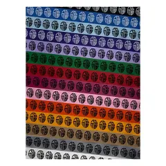 Chinese Symbol Fu Good Luck Satin Ribbon for Bows Gift Wrapping - 1" - 3 Yards Light Pink Ribbon