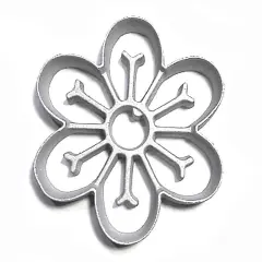 Kitchen Supply 70980 Rosette Bunuelos Cookie Mold, Large Daisy 5 Inch Diameter x 0.8 Inch D