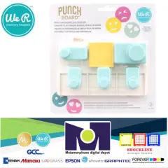 American Crafts TOOL - We R Memory Keepers - EMOJI PUNCH BOARD 661810