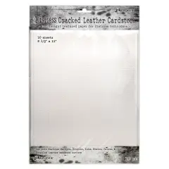 8.5x11 Tim Holtz Distress Cracked Leather Cardstock - Ranger