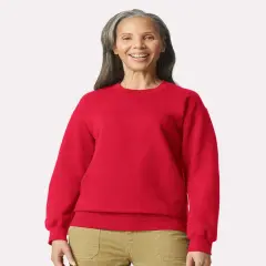 GILDAN&reg; Softstyle Midweight Crewneck Sweatshirt Red