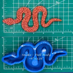 Full Body Snake Silicone Freshie Mold
