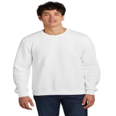 JERZEES&reg; Blend Crewneck Sweatshirt White