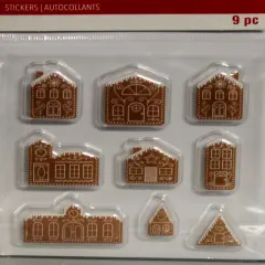 Recollections Christmas Village Dimensional Puffy Stickers
