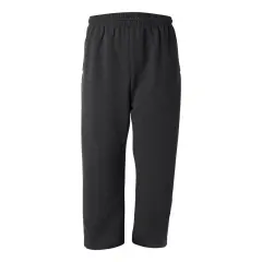 JERZEES&reg; NuBlend Open-BottoM Sweatpants with Pockets Black heather