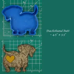 Dachshund Butt Silicone freshie Mold