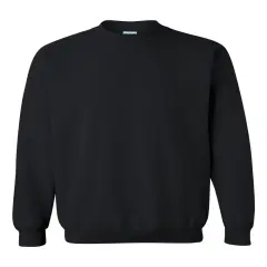 Gildan&reg; Heavy Blend Long Sleeve Crewneck Sweatshirt Black