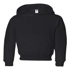 JERZEES&reg; Hooded Turtle Neck Long Sleeve Sweatshirt For Youth Black
