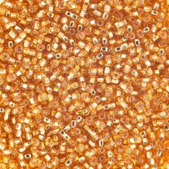 John Bead 10/0 Silver Lined Czech Glass Seed Beads, 500g Gold