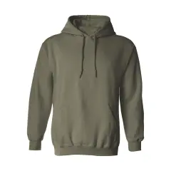 Gildan&reg; Heavy Blend Long Sleeve Fleece Hooded Sweatshirt Military green