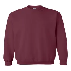 Gildan&reg; Heavy Blend Long Sleeve Crewneck Sweatshirt Maroon