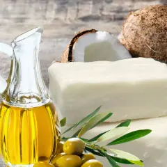 Coconut Olive Oil Luxury Container Wax - 11.25 LB Slab