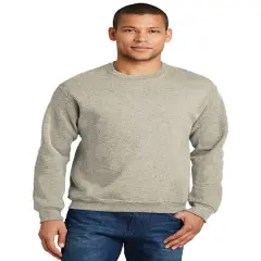 JERZEEAS&reg; NuBlend Crewneck Sweatshirt Oatmeal heather
